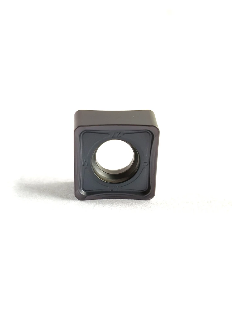 SNMX1205 square carbide insert on CNC lathe
