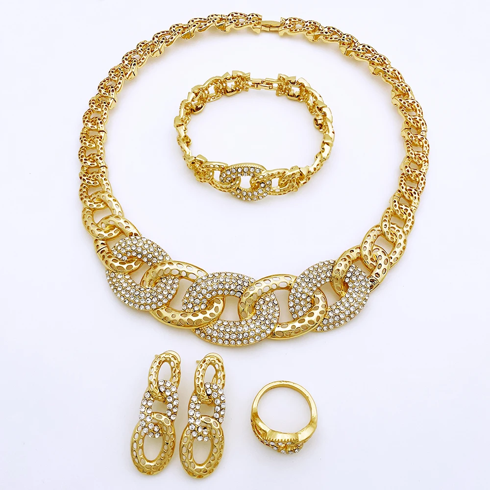 Jewelry Set Necklace Earrings By Juepei Wholesale Jewelry Set Romantic