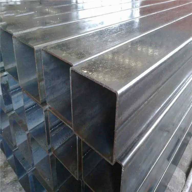 ASTM DIN GB JIS Square Galvanized Steel Tube Galvanized Pipe Rectangular Pipe