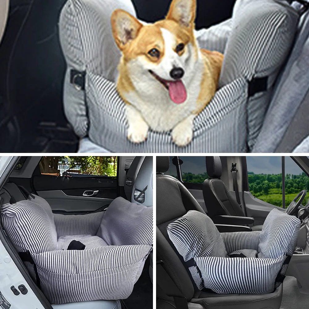 Wholesale luxury travel safety dog car booster seat bed manufacture