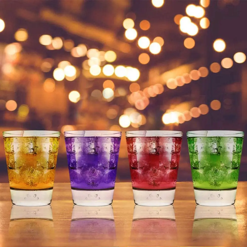 30ml Mini Liquor Shot Glasses Cup For Strong Vodka Vivid Colors