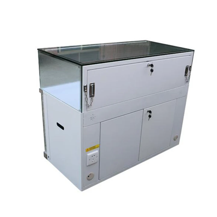 Custom Luxury Cell Phone Display Showcase Shop Fittings and Counter Mobile Phone Display Cabinet