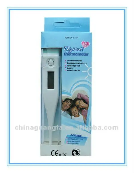 Non Mercury Fast Reading Digital Thermometer Hard Tip Rigid Waterproof Termometro High Accurate