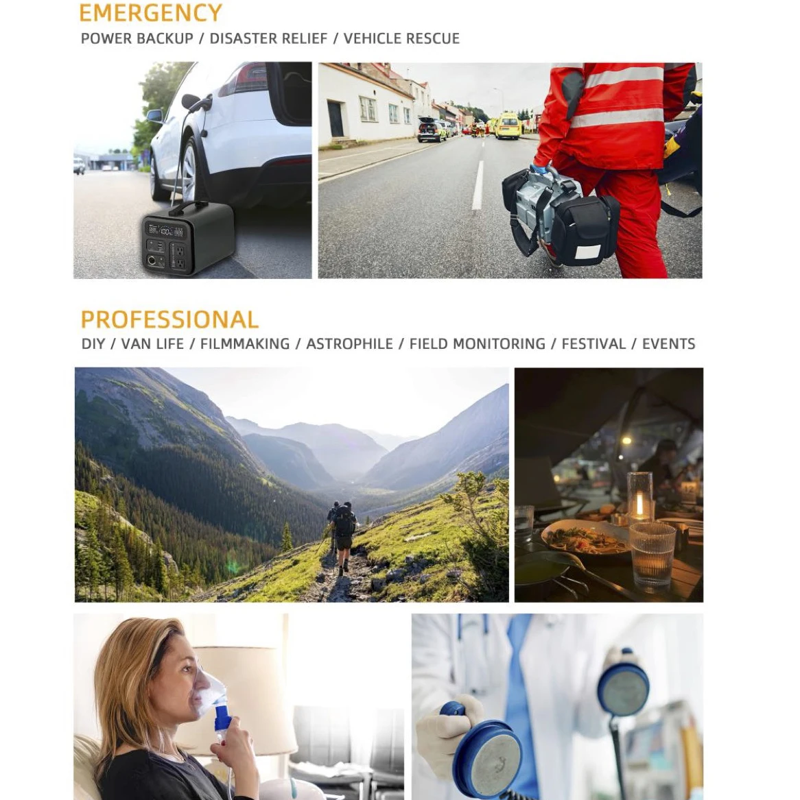 Enerlution 、 Hybess - Green New Convalials 1000WH Solar Generator Power Protable Generator for Outdoors Camping Travel Portable Protable Station 8