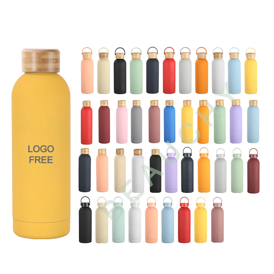 Custom Portable Gym Water Bottle Double Wall Stainless Steel Insulated ...