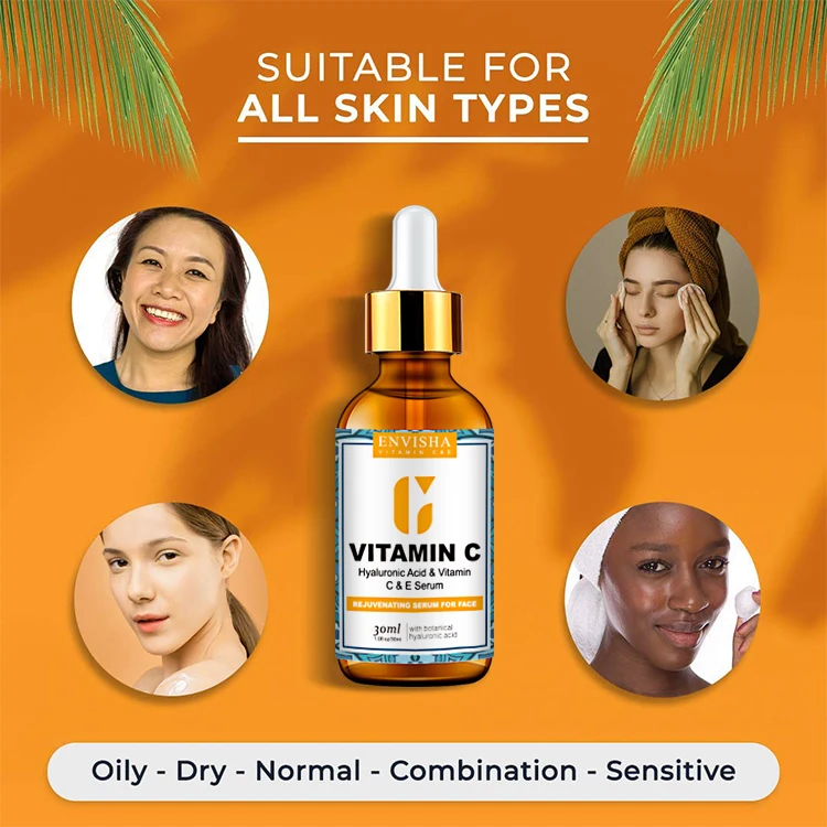 Korea Serum ENVISHA Moisturizing Facial Wrinkle Anti Aging Organic Vitamin c Whitening Serum