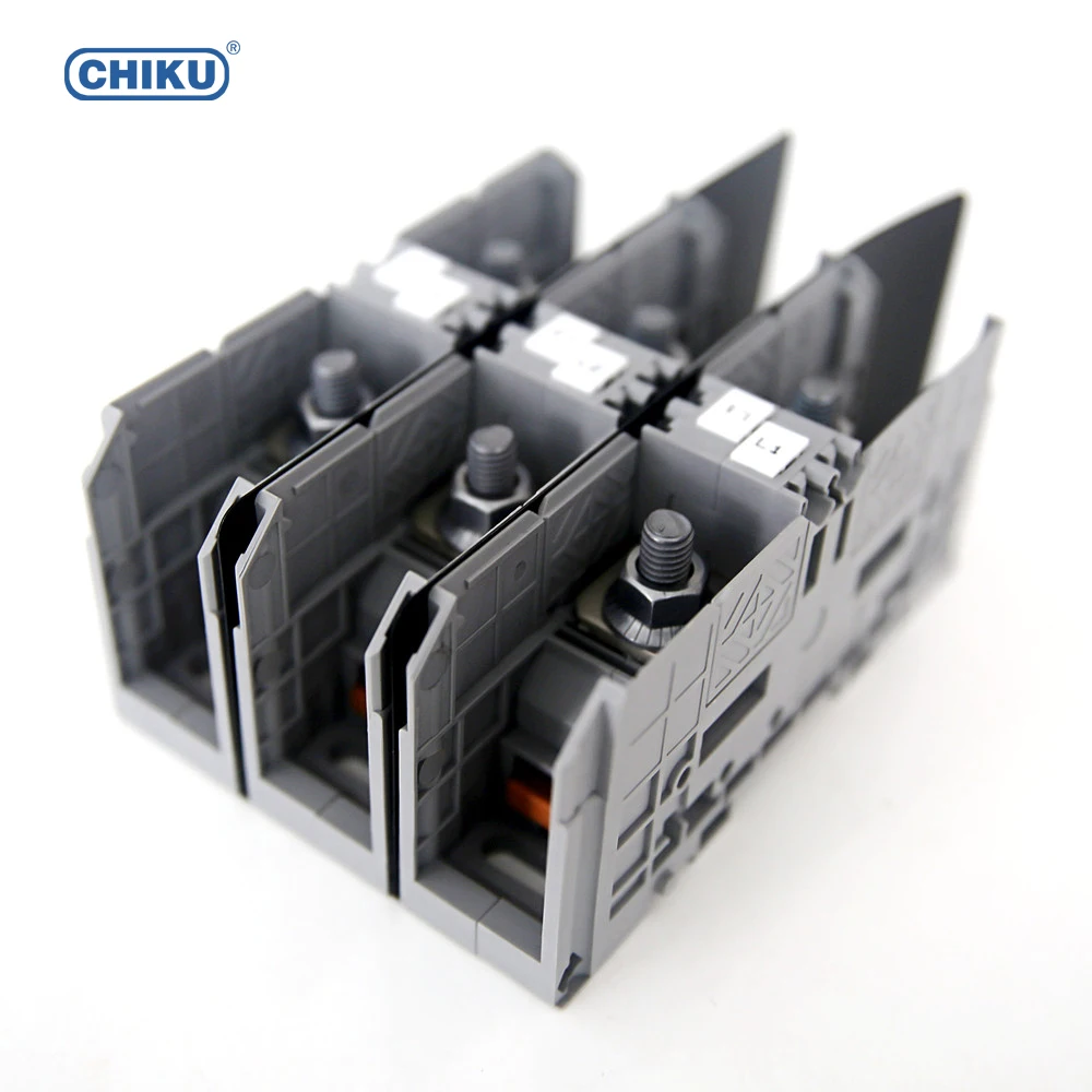 185mm2 Double Stud Feed Through Terminal Block