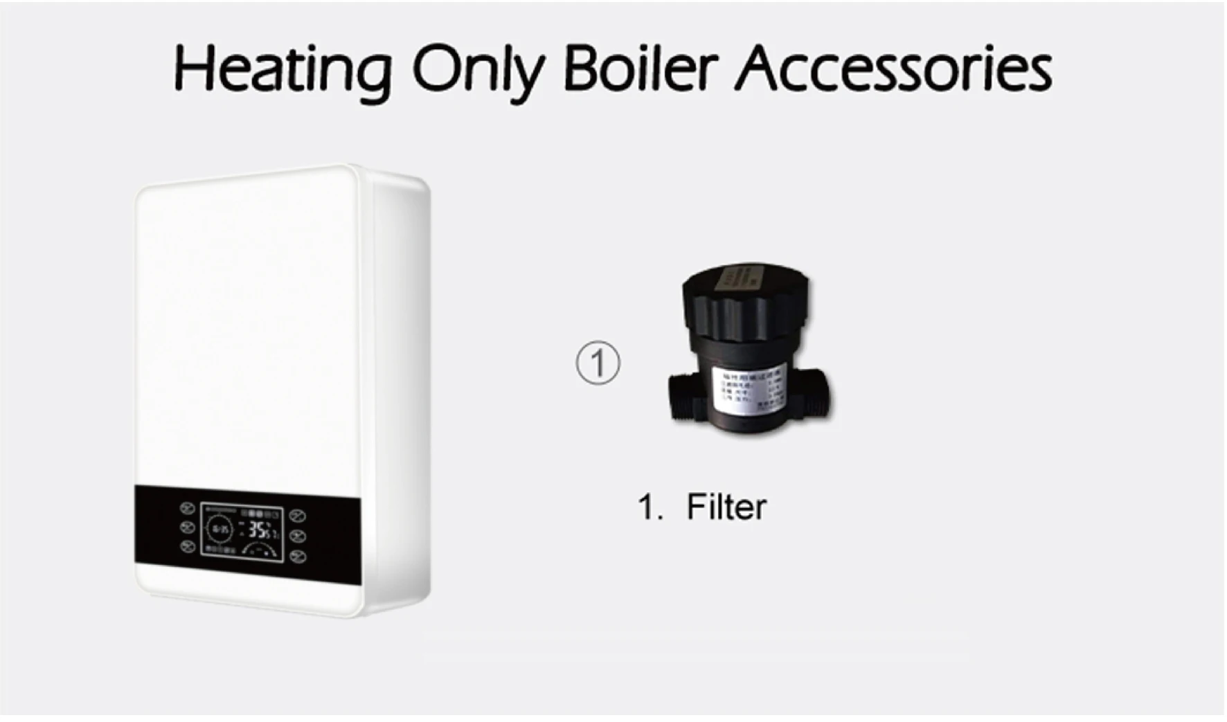 Europe Popular Wall Hung Central Combi Induction Heating Electric