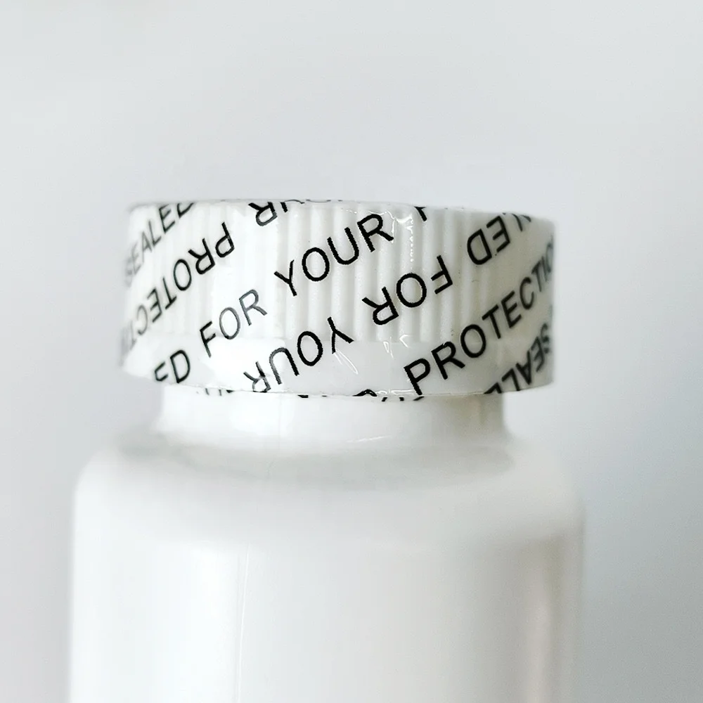 Factory Customization Shrink Bands Sealed for Your Protection Clear Heat Shrink Band