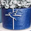 cross pigeon A style silver