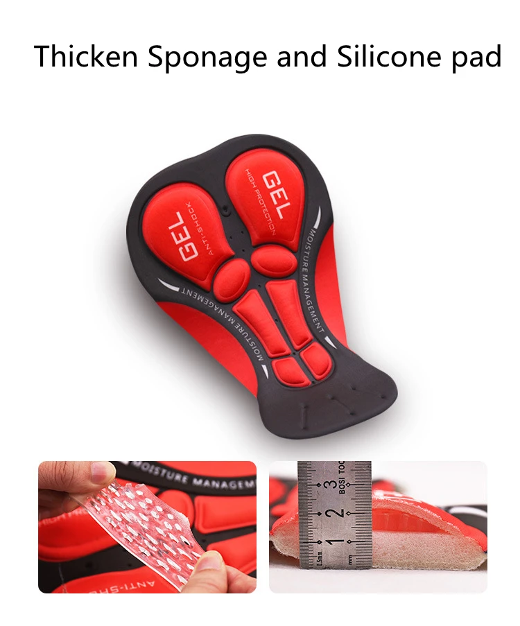 New Arrival 3D Padded Cycling Sports Bicycle Underwears 4 Way Stretch Shorts Pants for Men and Women