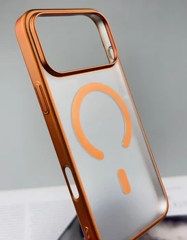 Premium Magnetic Electroplated Thin PC Phone case for iphone 17 Pro Max case