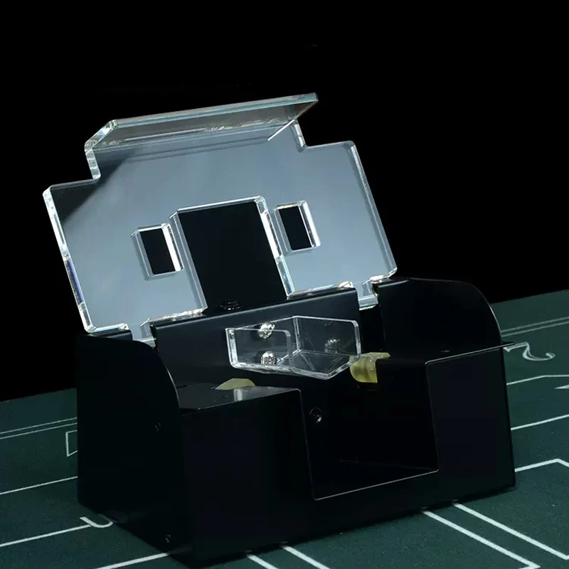 Высококлассная автоматическая электронная машинка для тасовки покерных карт, тасовка для покерных карт, 2-х уровневая игровая карта, тасовка и раздача обуви