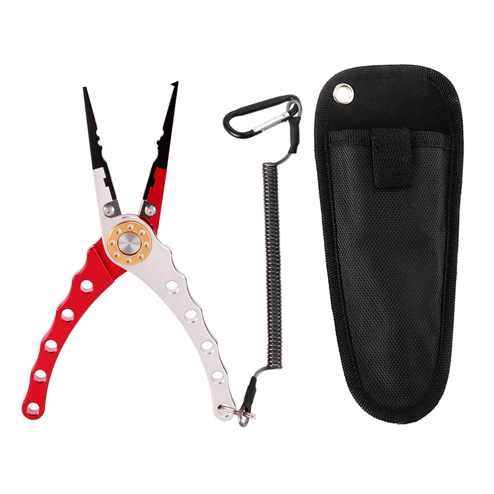 All-Aluminum Alloy Integrated Fishing Pliers Lure Pliers Fishing Gears  Pliers For Fishing