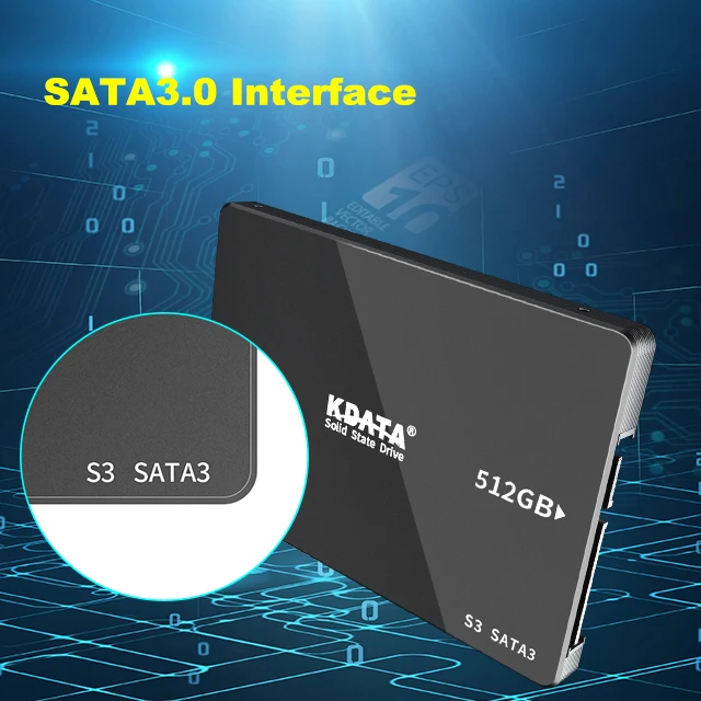 KDATA 2.5 Inch Solide State Drive Interno 64Gb Hard Drive 2tb 480GB 128gb 240gb 256gb 1tb Sata Ssd 512gb