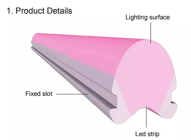 WEPPGO Led Sign Materials Neon Strip 6/8mm Landscape Decoration ...