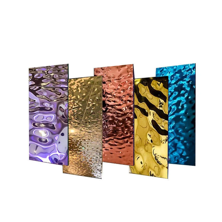 Decorative 3D Wall Panels - Water Ripple Stainless Steel