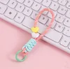 11 cherry blossom pink with white spots-bead color random