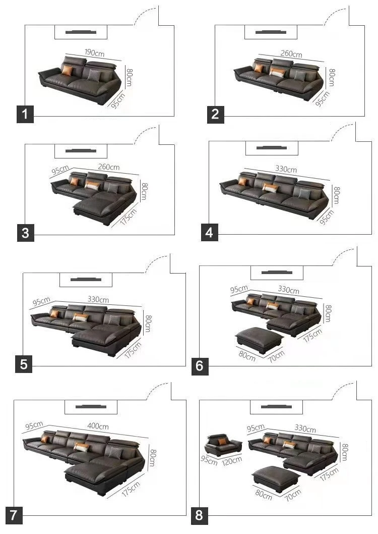 Italian Luxury Technology Fabric Sofa Home Furniture Living Room Sofa