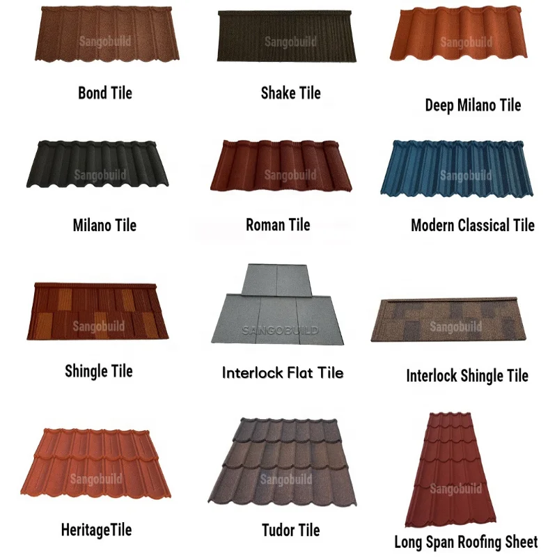 Saudi Arabia Stone Coated Steel Roofing Tile Popular Wholesale Manufacturer Unmatched Safety Coated Roof Tile