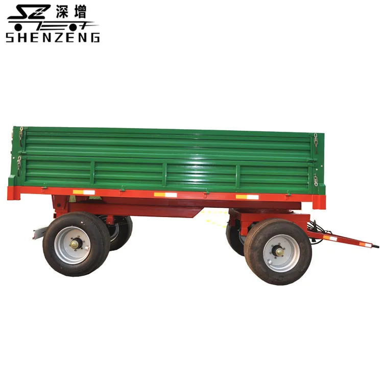 7CX-7 Drawbar Turntable Tractor Dump Trailers 7Ton Trailers