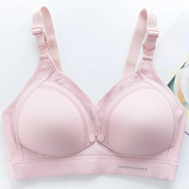 Pregnancy Front Closure Wireless Breastfeeding Maternity Nursing Sleep Bra Postpartum Nursing