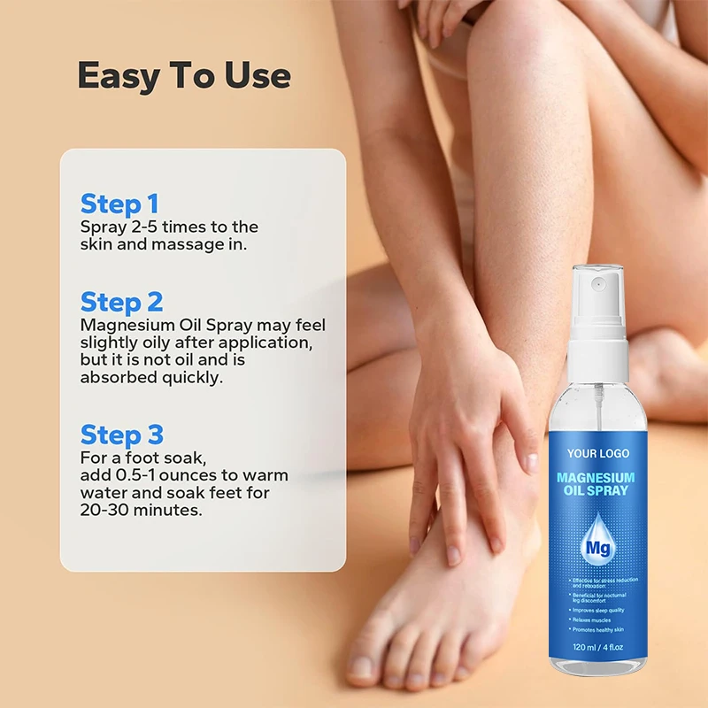 Private Label High Quality Body Care Magnesium Mist Muscle Relaxation Hydrating Magnesium Mist Spray(pic6)