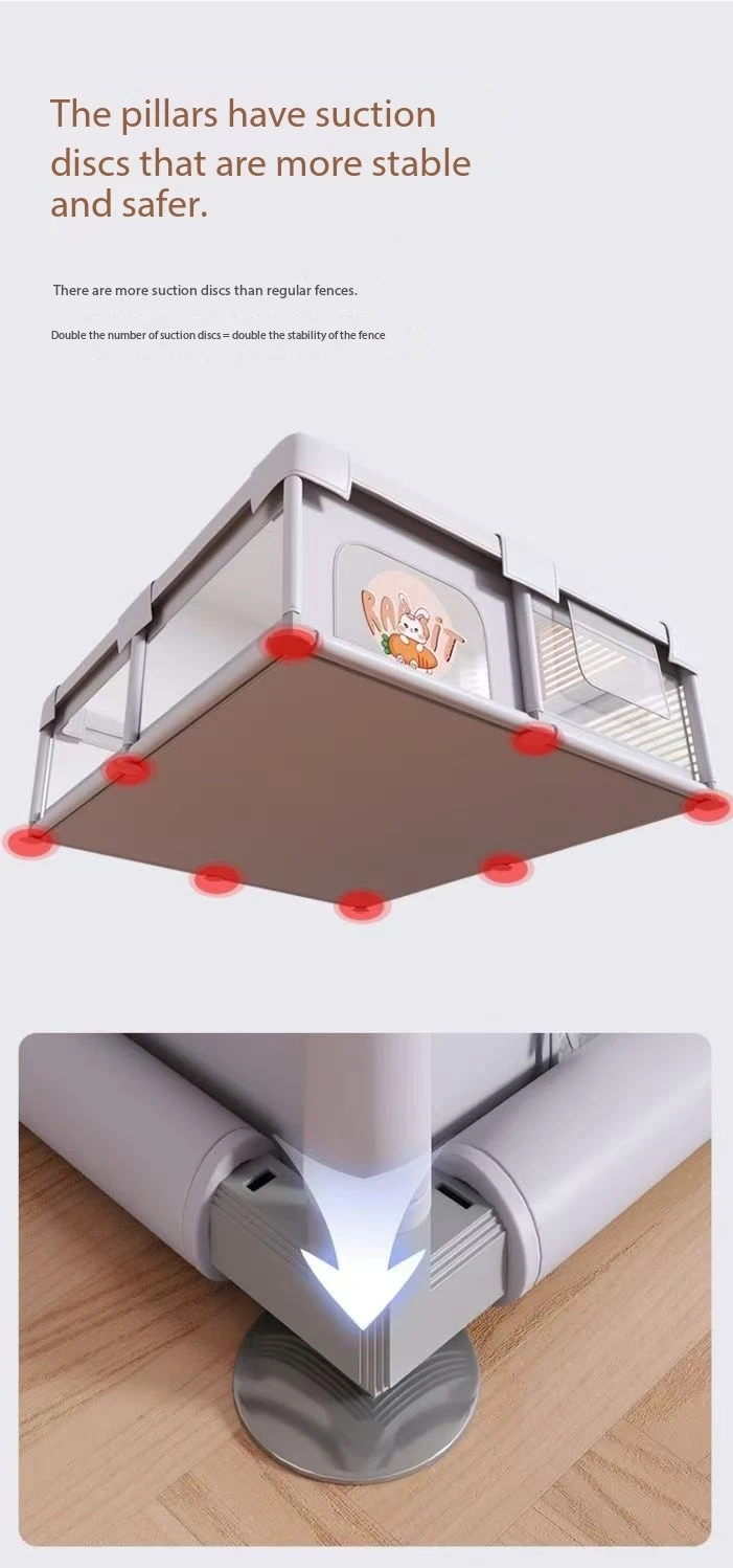 Custom Large Indoor/Outdoor Steel Foldable Baby Playpen Eco-Friendly Safety Fence for Babies Children Gym Dining Park Settings