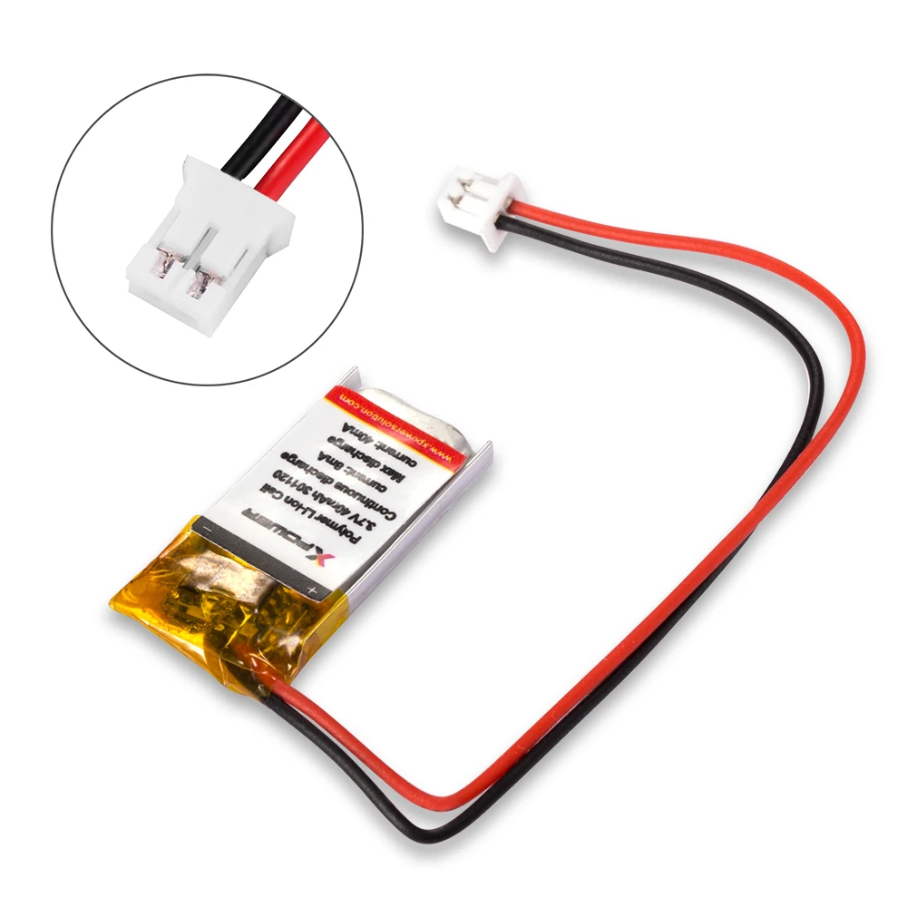 3.7v 40mah 301120 Ultra Thin Rechargeable Lithium Polymer Battery For Toys