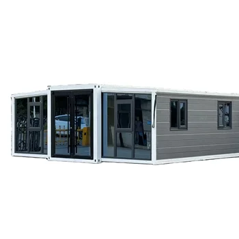Customizable Luxury Prefab House Double Wing Folding Room with Modern Design Style Made from Sandwich Panel Material