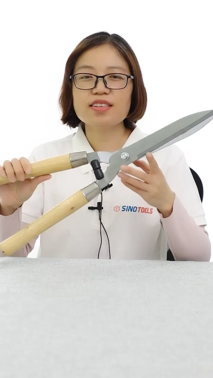 High Quality Garden Tools Straight Edge Hedge Shears Garden With Wood