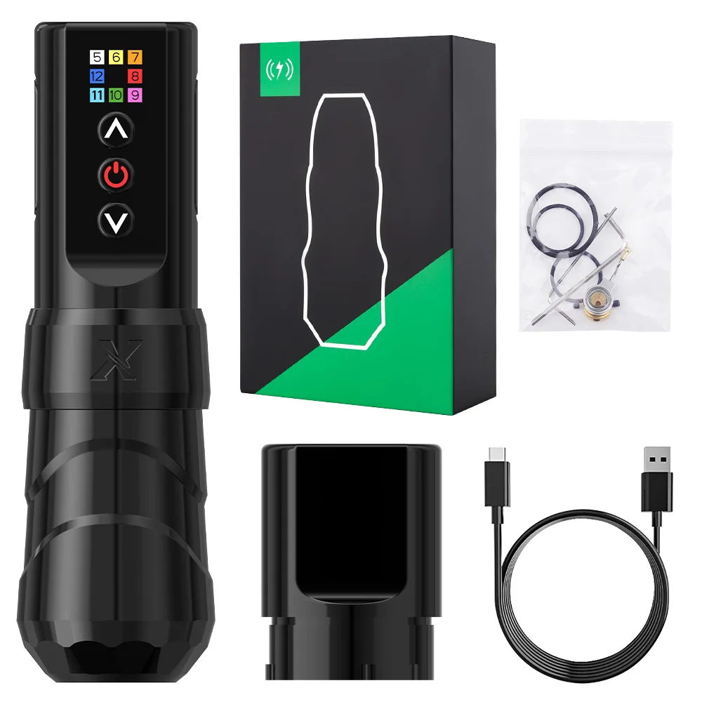 Machine à Tatouer Sans Fil - Batterie Type-C - écran LCD Numérique - Neuve, Générique