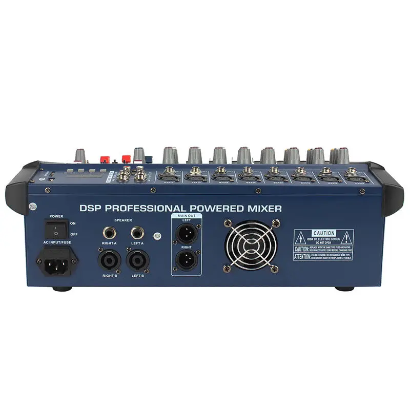 PMX-802D 8-Channel USB Audio Mixer - Professional Stage Sound