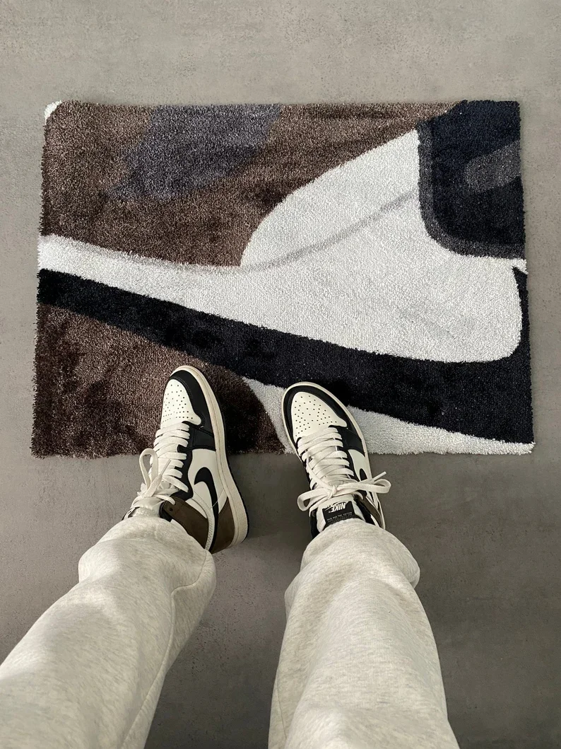 Basketball Shoes Rug Air Jordans Sneaker Dunk Osaka Rugs Modern Popular ...