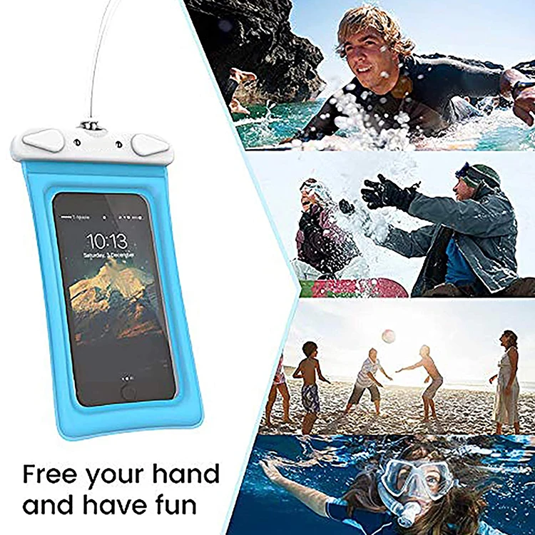 Clear Floating Waterproof Phone Pouch Underwater Cell Phone Touch