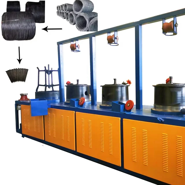 Carr nail making machine matched with steel wire drawing machine