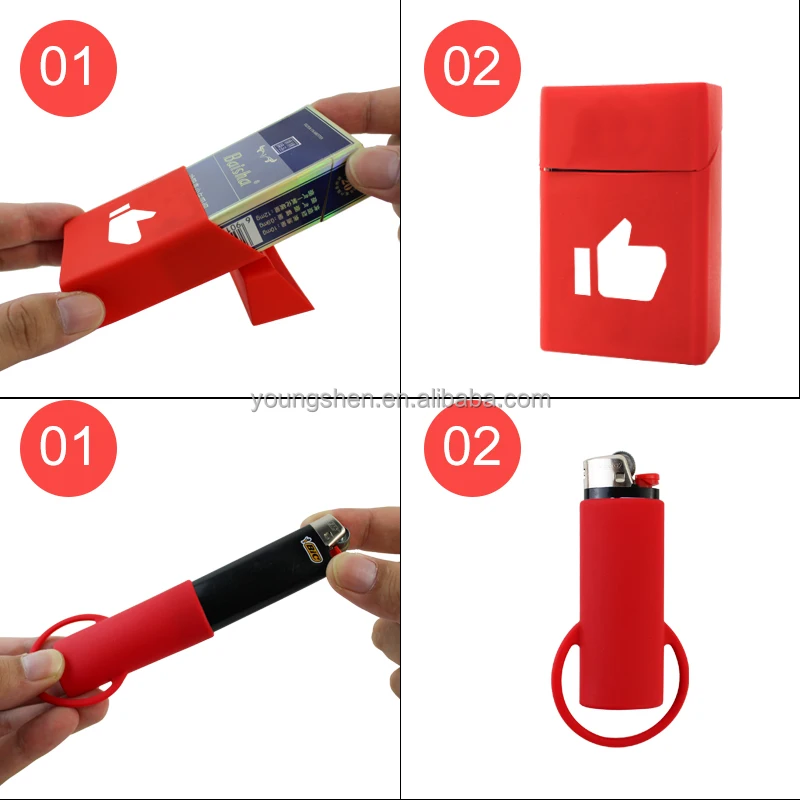 Youngshen Custom Smoking Accessories Silicone Lighter Cover Silicone