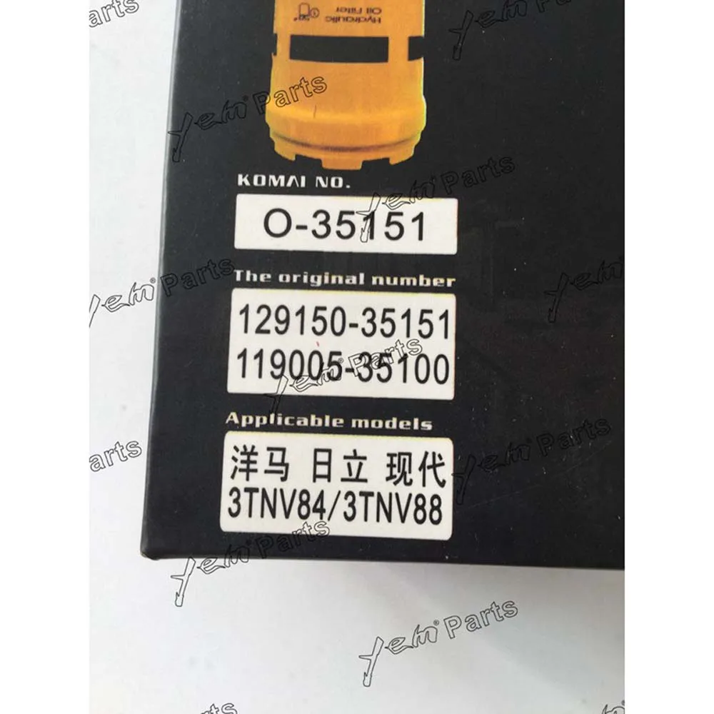 3TNV84 Oil Filter 129150-35151 for Yanmar Diesel Engine Part