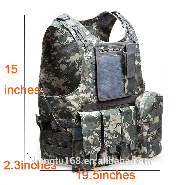 CW_ 600D Tacticals Molle Storage Bag Camping Hunting Military Combat Vest Pouch 