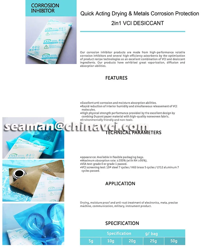 VCI Desiccant 700! sea