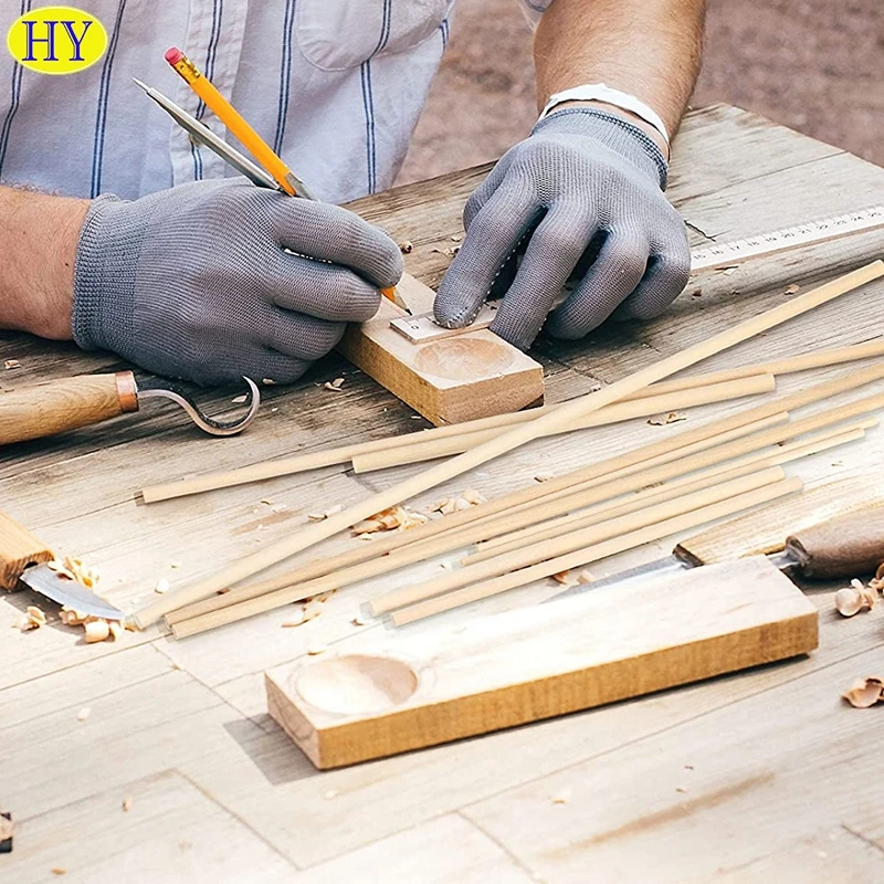 Small Dark Brown Color Or Unfinished Wood Or Bamboo 0.9x30cm Custom