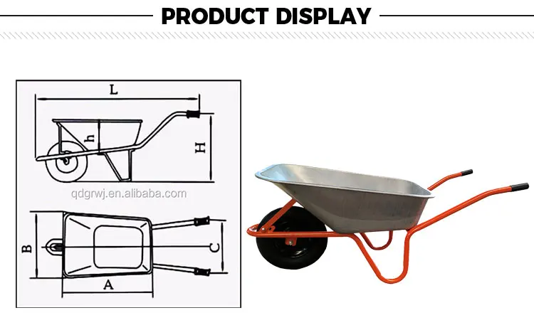 Factory Concrete Wheel Barrow Air Wheel Barrow Wheel Barrow Supplier 