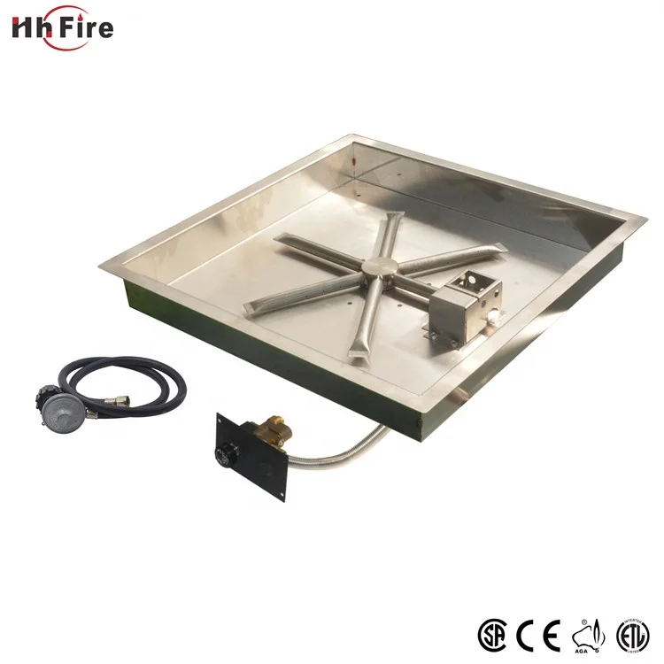 DIY новая наружная газовая горелка из нержавеющей стали и квадратная система