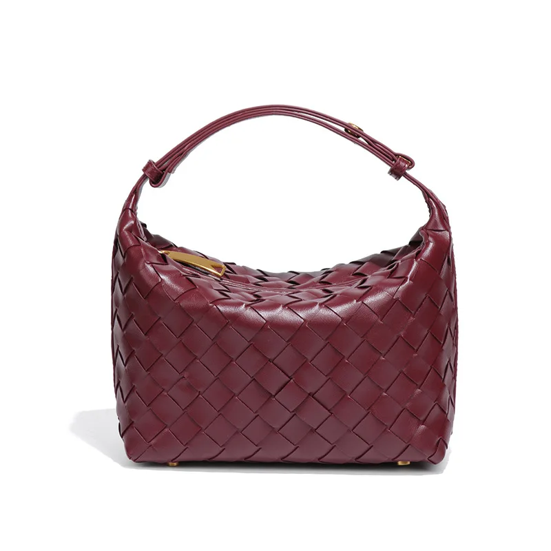 Fashion Women Woven Adjustable Handle Woven Hobo Bags for Ladies Casual Elegant Shoulder Bags From Guangzhou Hand Bags Factory