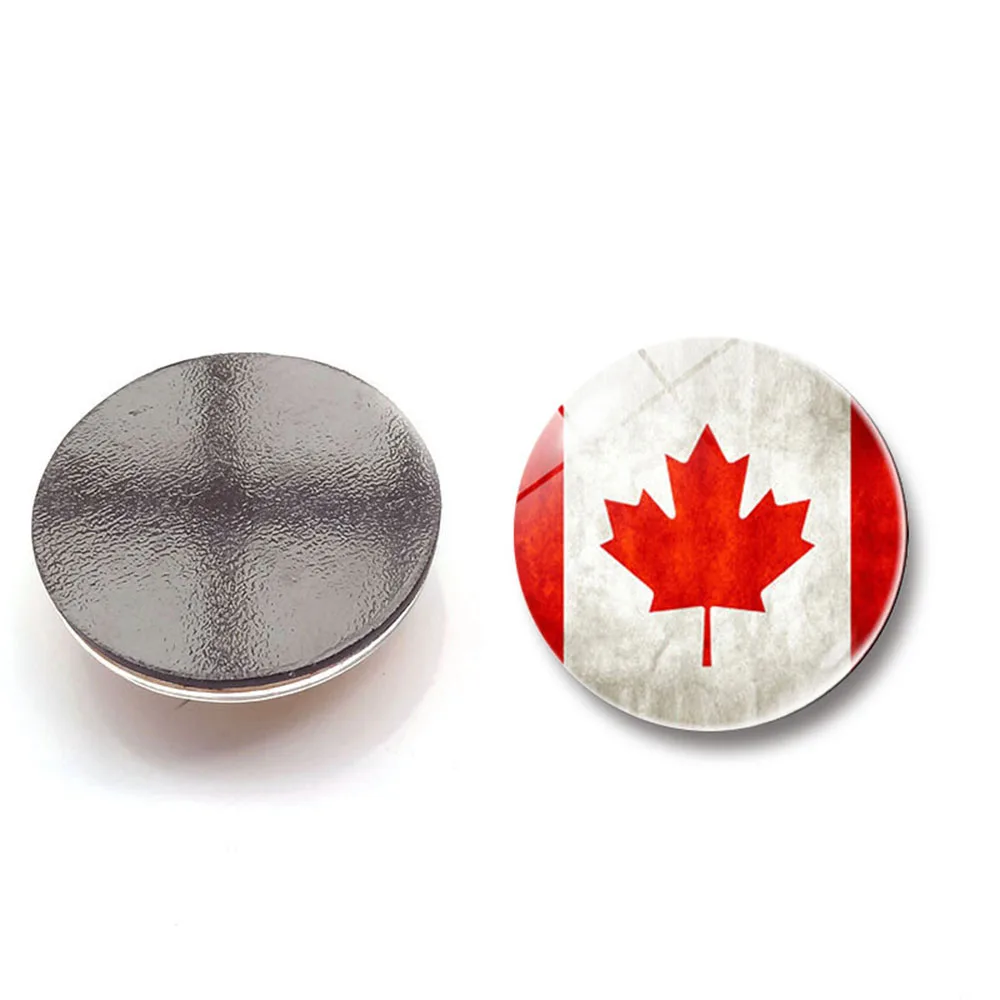 2026 Football World National Flags Souvenir Round Fridge Magnet Minimalist Home Decor Magnetic Fridge Magnet