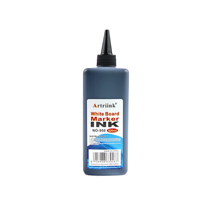 500ml Easy to Clean Color Permanent Marker Ink Erasable Whiteboard Marker Dry Erase Whiteboard Ink
