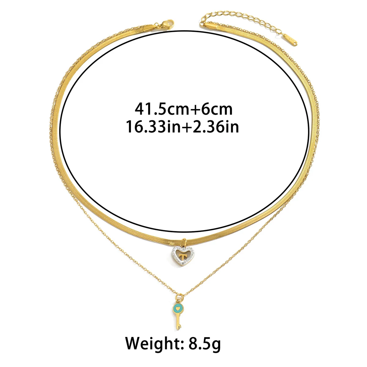 Elegant Cross Border Women's Collarbone Necklace