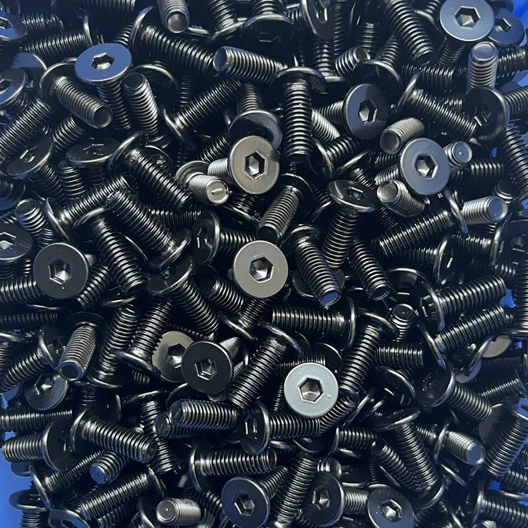 Tornillos De Cabeza Allen M5 (5mm) En Acero Inoxidable A2 Negro - Marca Carbolts, Norma DIN 912