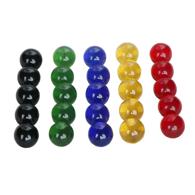 Стеклянный шар, красный, желтый, синий, зеленый, фиолетовый, розовый