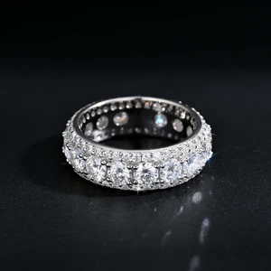 Women's New Style VVS Moissanite Rings Fashionable Diamond Tester Jewelry
